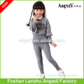 Sports design child wear wholesale kids wear china with tops and pants hot selling girls clothing sets